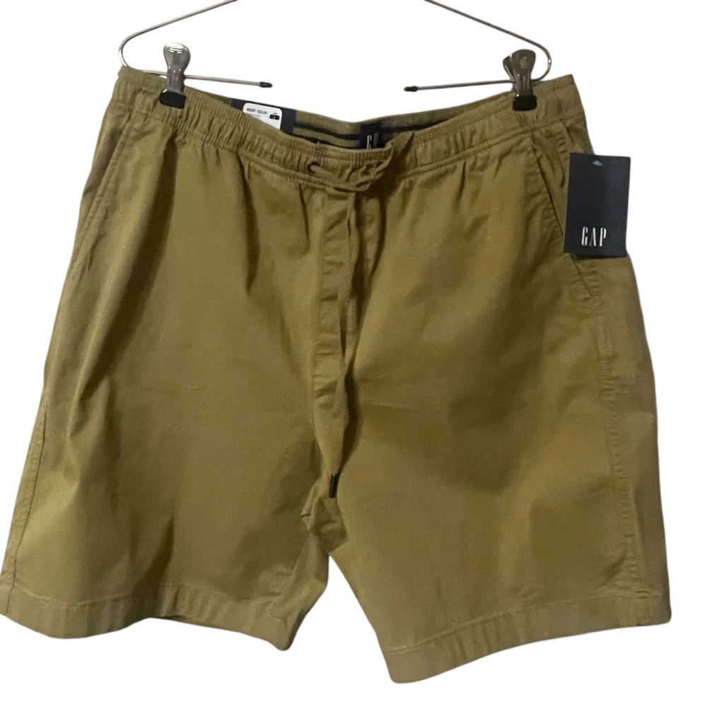 GAP Tan Flat Front Shorts Casual Chino Style